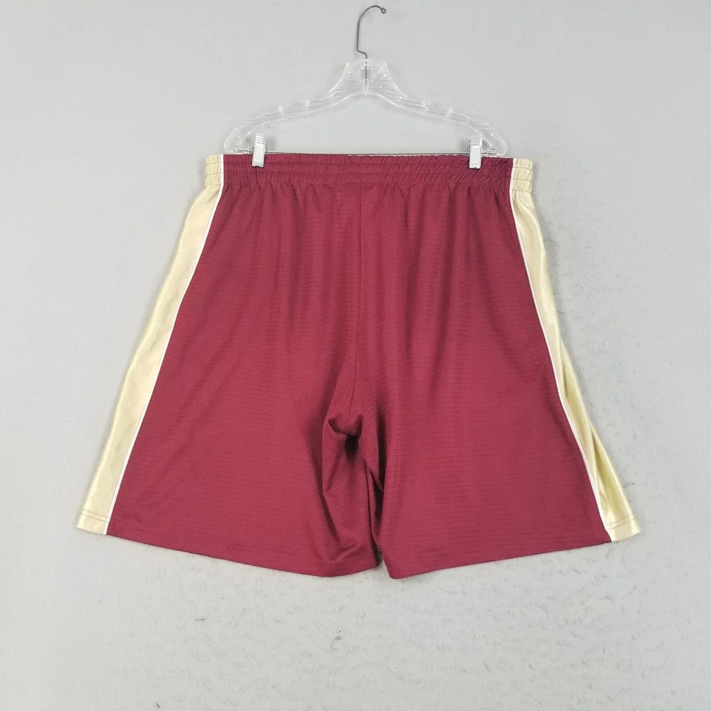 Colosseum Shorts Mens XXL Garnet‎ FSU Seminoles Athletic Mesh Florida State NCAA